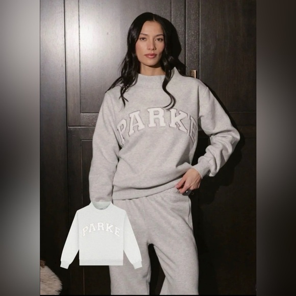 Parke Tops - Parke Varsity Mockneck Metalic